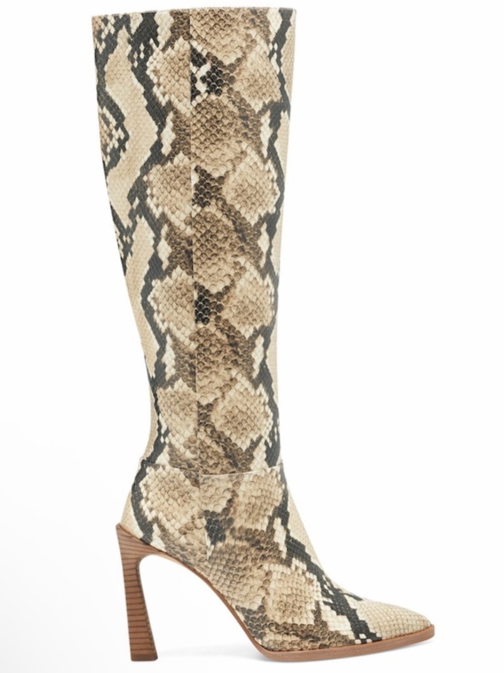 NWOT Vince Camuto Snakeskin Boots - Picture 2 of 6